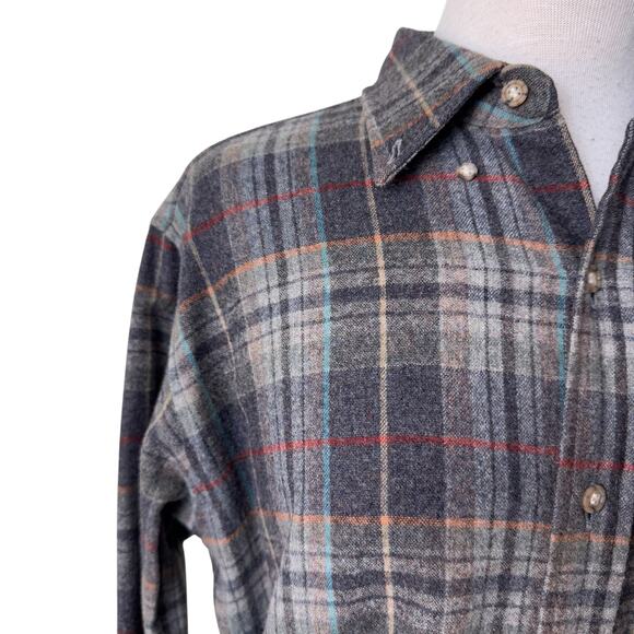 PENDLETON Vintage Virgin Wool Plain Button Up Medium - Picture 7 of 8